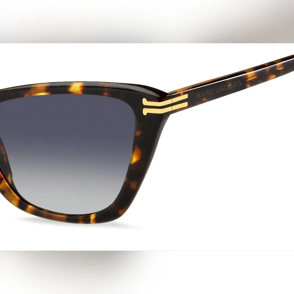 Marc Jacobs MJ Womens Sunglasses 1095/S Havana/Grey Azure Gradient (NWT)